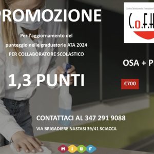Promozione Collaboratore Scolastico